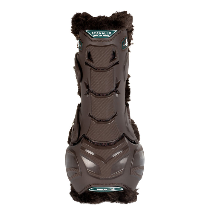 Acavallo Skeleton Dynamic Zone Boots with Synthetic Sheepskin - Dark Brown