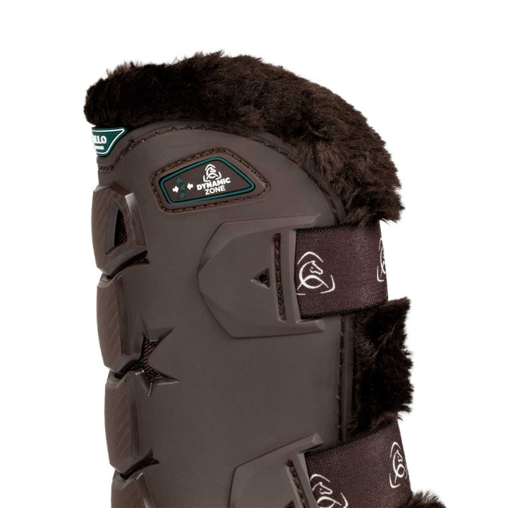 Acavallo Skeleton Dynamic Zone Boots with Synthetic Sheepskin - Dark Brown