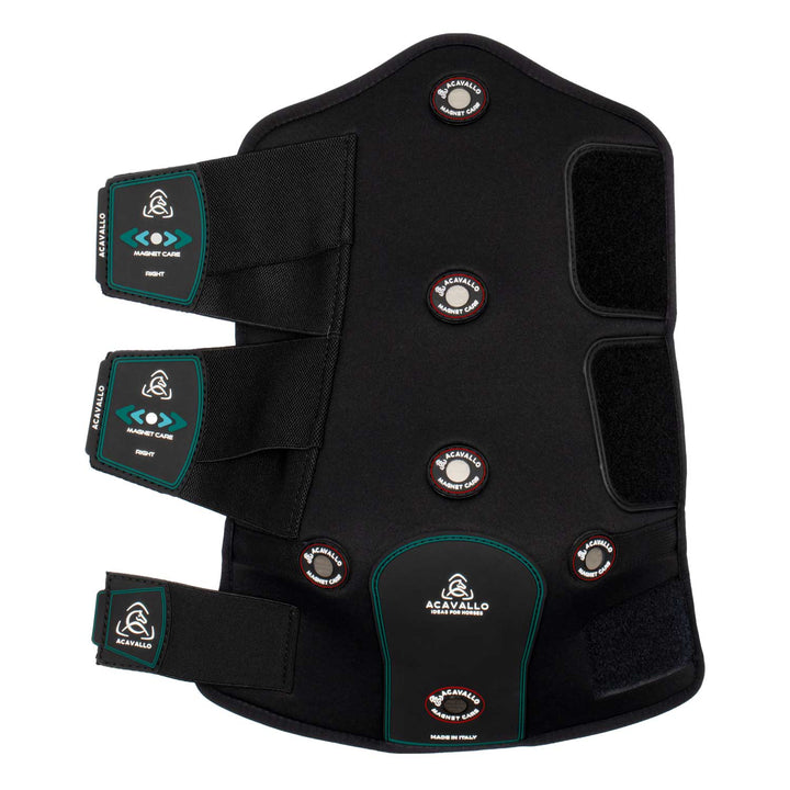 Acavallo Magnet Care Front Boots - Black/Red