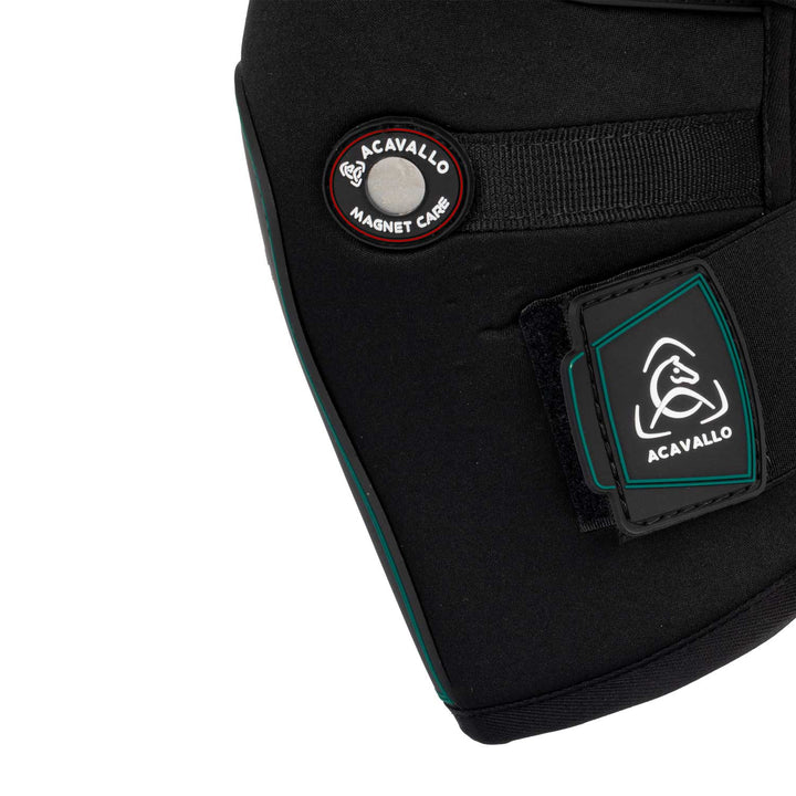 Acavallo Magnet Care Hind Boots - Black/Red