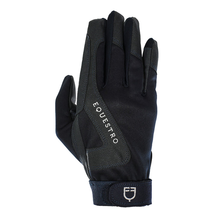Equestro Technical Fabric Gloves with Fleece Lining