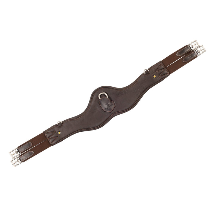 Equestro Shaped Leather Jumping Girth