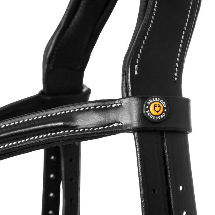 Equestro Mexican Leather Bridle - Dark Brown