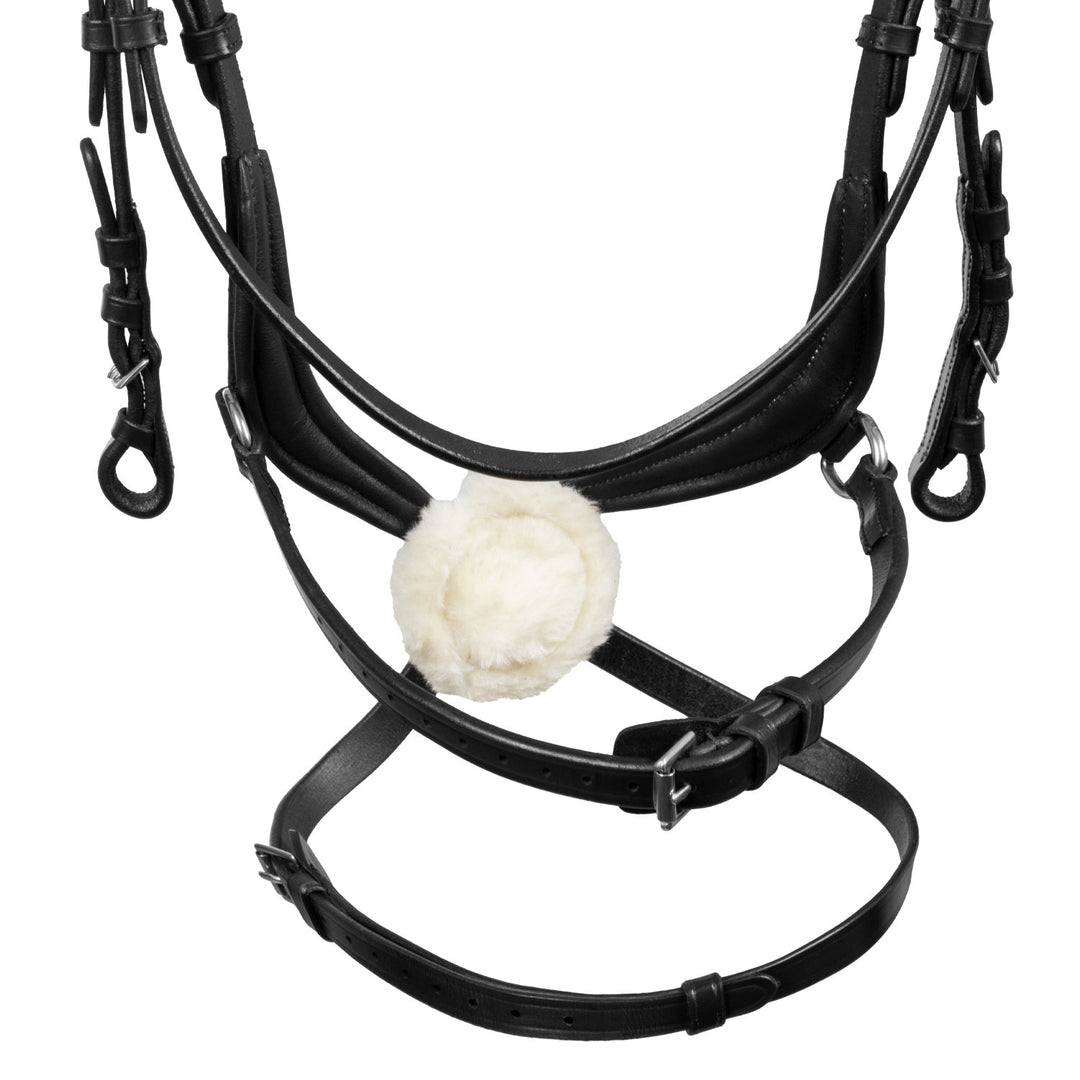 Equestro Mexican Leather Bridle - Dark Brown