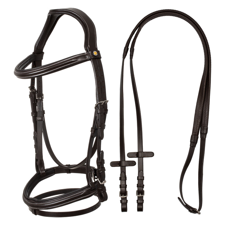 Equestro Raised and Padded Anatomical Bridle