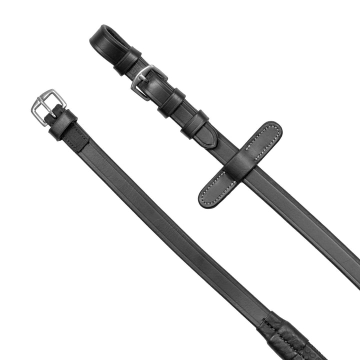 Equestro Soft Leather Stitched Bridle - Dark Brown