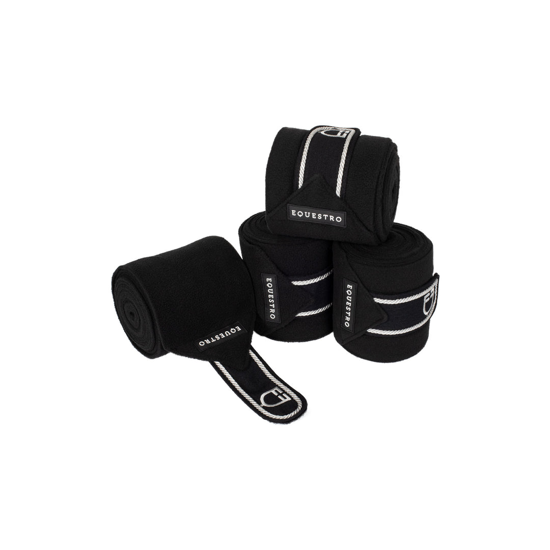 Equestro Fleece Pony Bandages with Embroidered Logo