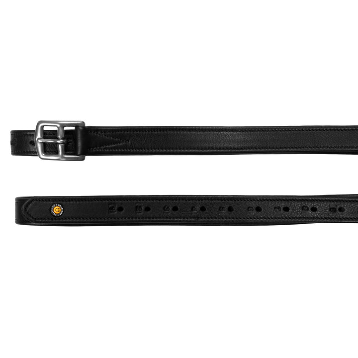 Equestro Leathers Stirrup with Numbered Holes - Dark Brown