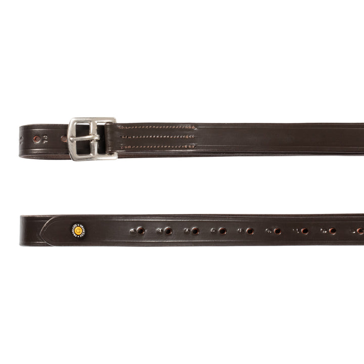 Equestro Stirrup Leathers - Dark Brown
