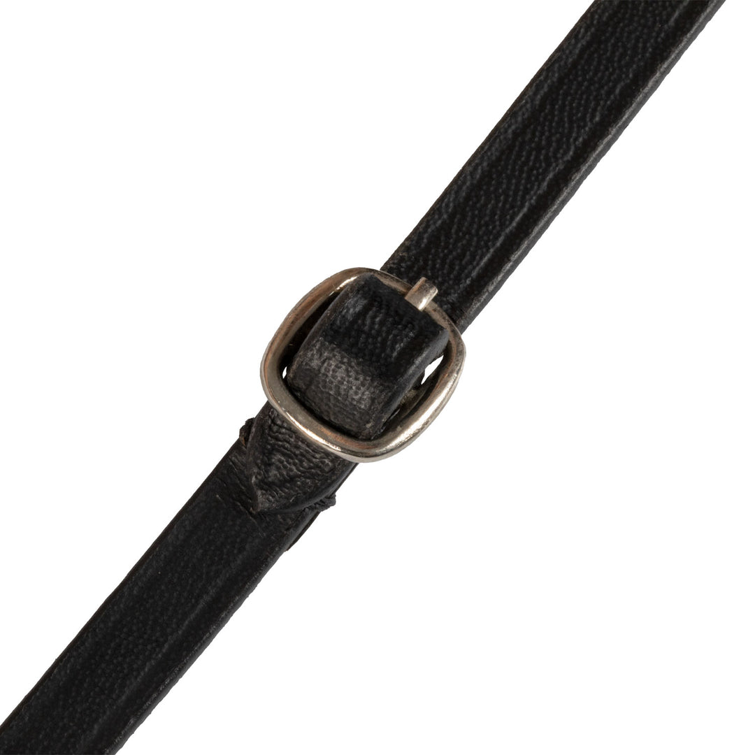 Equestro Shiny Leather Bridle for Hobby Horse - Black