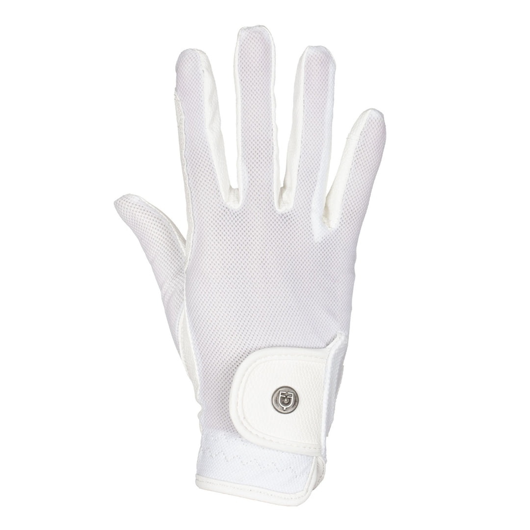 Equestro Unisex Gloves in Technical Fabric and Mesh