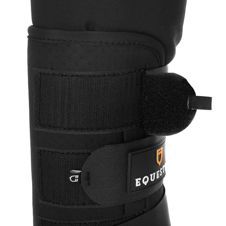Equestro Padded Stable Boots with Hook-and-Loop Closure