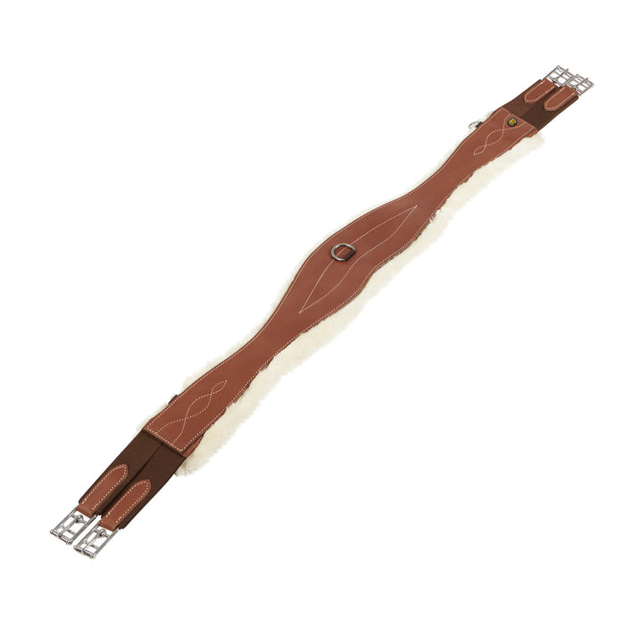 Equestro Jumping Girth with Synthetic Lambskin
