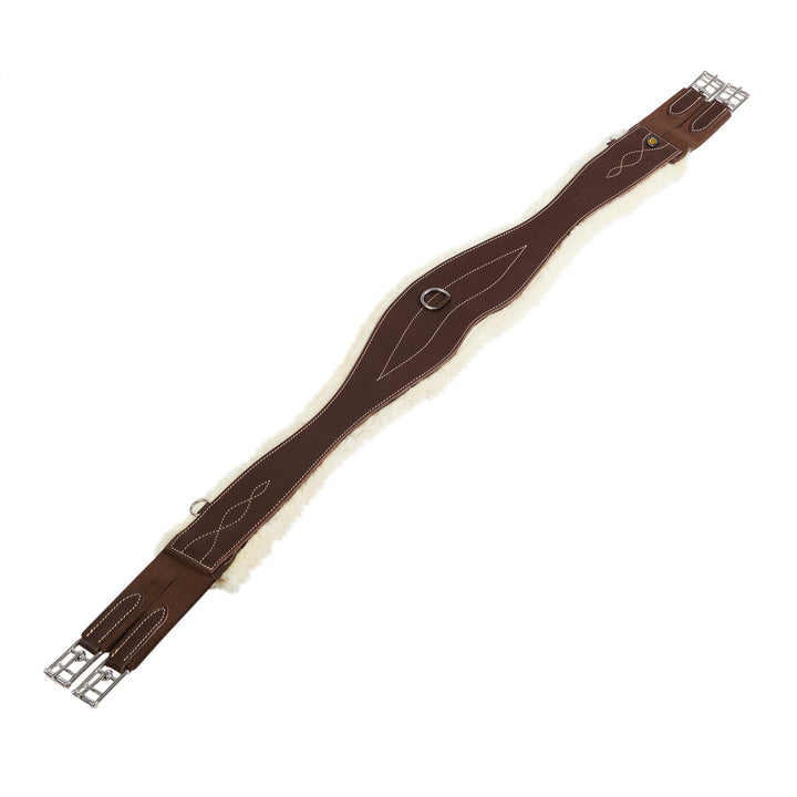 Equestro Jumping Girth with Synthetic Lambskin