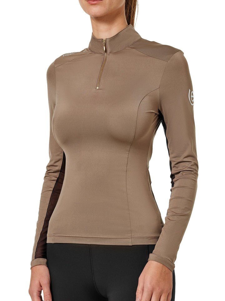 Equestrian Stockholm Air Breeze Sunshirt Champagne - Top - Kingdom Equestrian