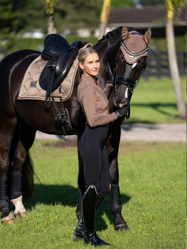 Equestrian Stockholm Air Breeze Sunshirt Champagne - Top - Kingdom Equestrian