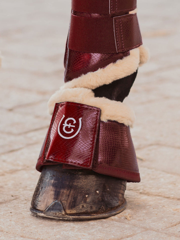 Equestrian Stockholm Bell Boots Bordeaux - Bell Boots - Kingdom Equestrian