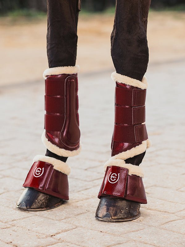 Equestrian Stockholm Bell Boots Bordeaux - Bell Boots - Kingdom Equestrian