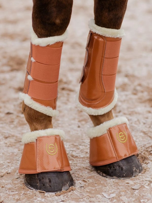 Equestrian Stockholm Bell Boots Bronze Gold - Bell Boots - Kingdom Equestrian