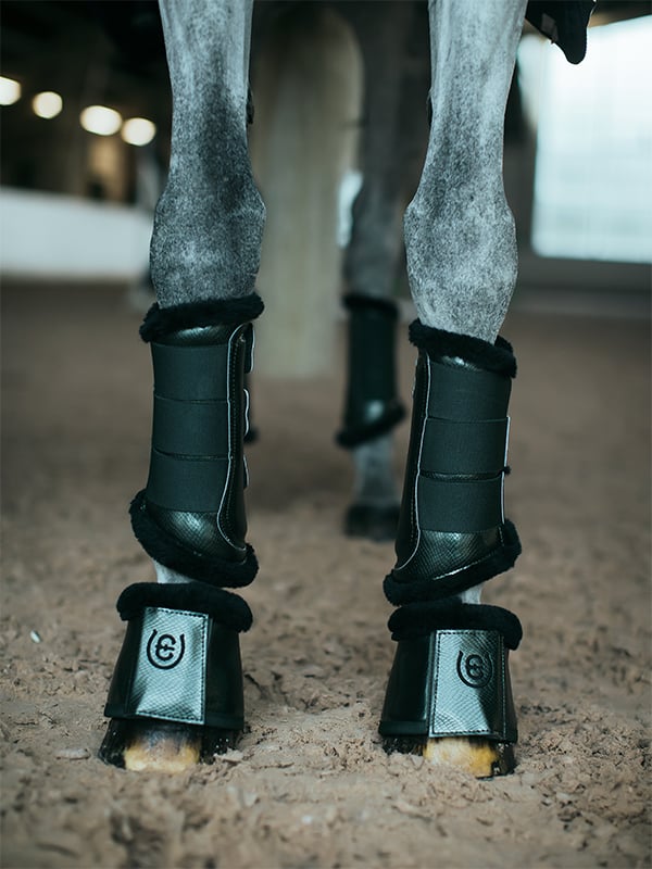 Equestrian Stockholm Bell Boots Deep Olivine - Bell Boots - Kingdom Equestrian