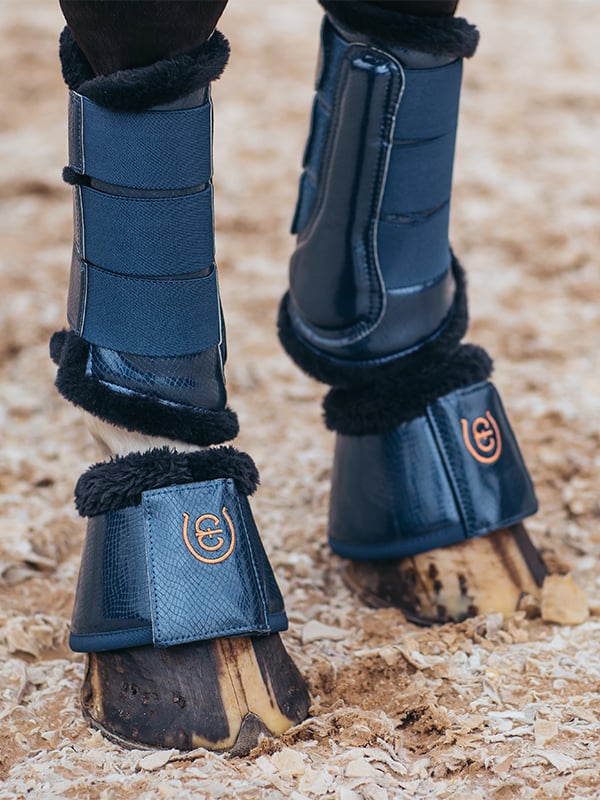 Equestrian Stockholm Bell Boots Monaco Blue - Bell Boots - Kingdom Equestrian