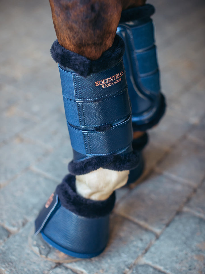Equestrian Stockholm Bell Boots Monaco Blue - Bell Boots - Kingdom Equestrian