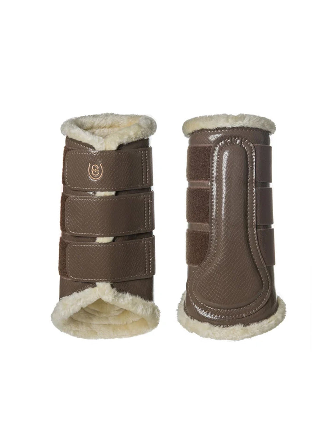 Equestrian Stockholm Brushing Boots Champagne - Brushing Boots - Kingdom Equestrian