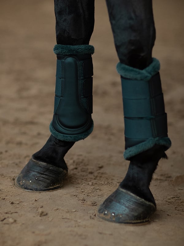 Equestrian Stockholm Brushing Boots Dramatic Monday - Brushing Boots - Kingdom Equestrian