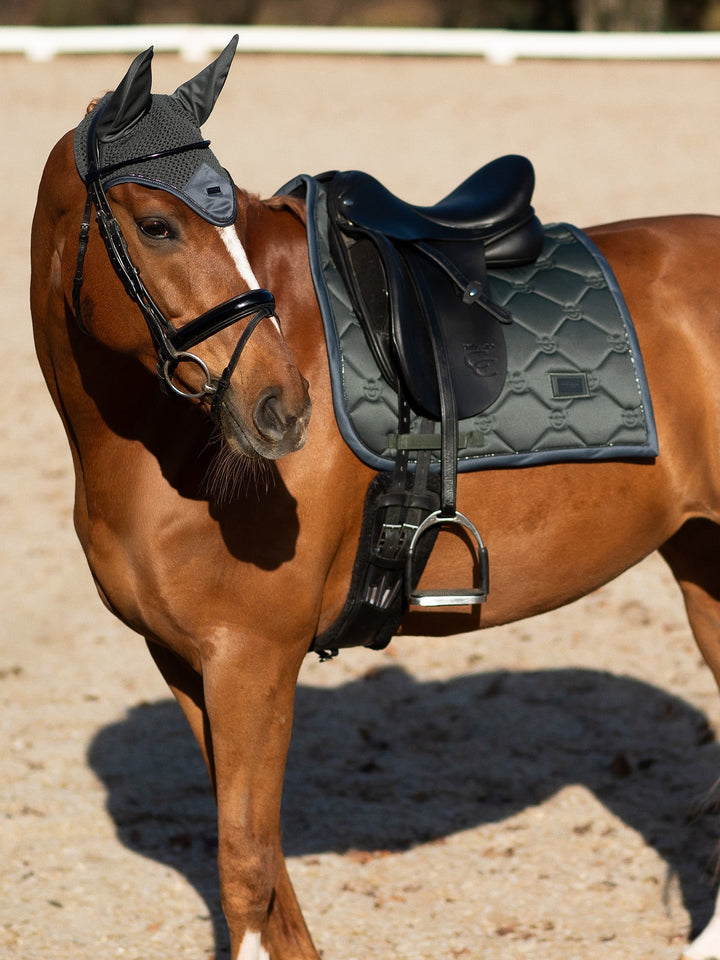 Equestrian Stockholm Classic Dressage Saddle Pad - Avenue Green - Dressage Saddle Pad - Kingdom Equestrian