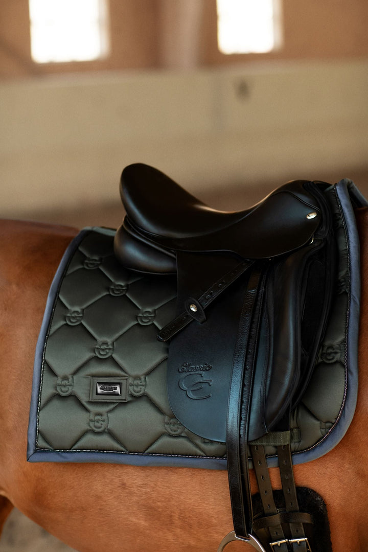 Equestrian Stockholm Classic Dressage Saddle Pad - Avenue Green - Dressage Saddle Pad - Kingdom Equestrian