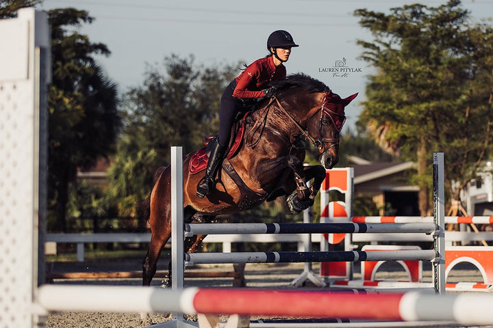 Equestrian Stockholm Classic Jump Saddle Pad - Bordeaux - Jump Saddle Pad - Kingdom Equestrian