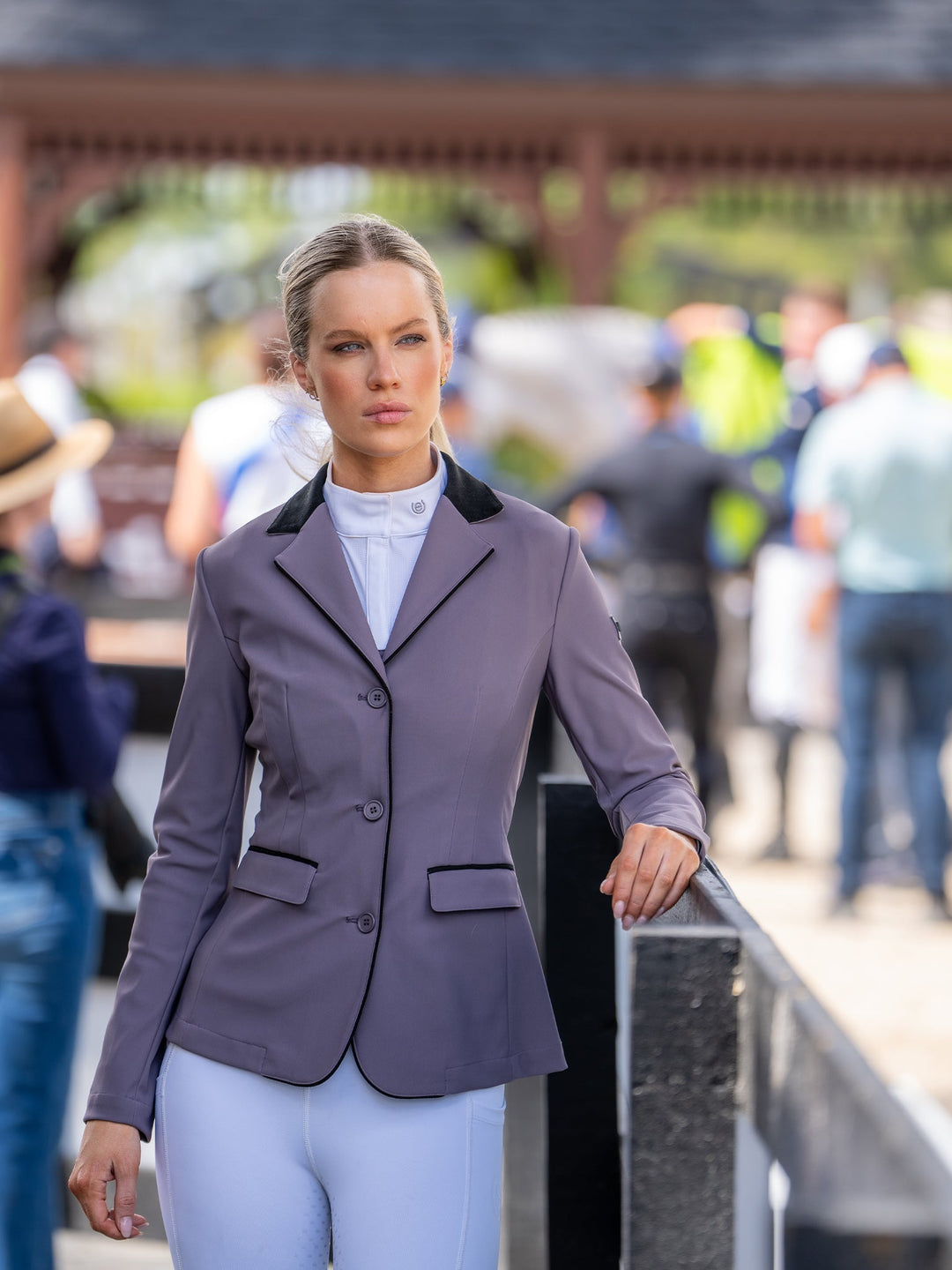 Equestrian Stockholm Classic Show Jacket Dark Violet - Show Jacket - Kingdom Equestrian