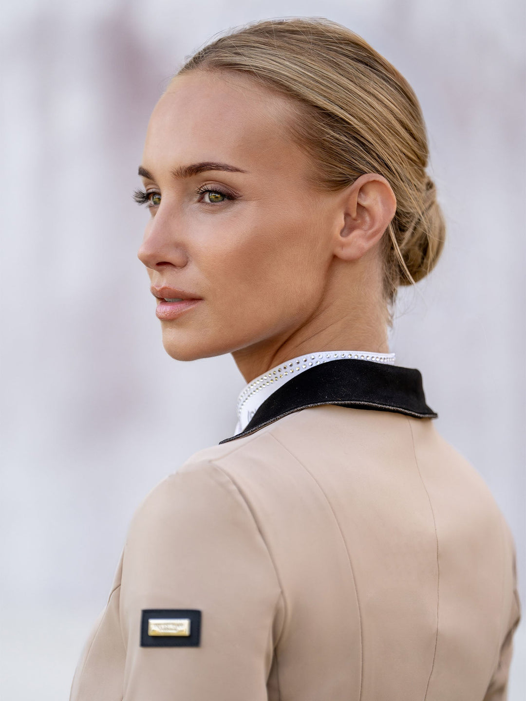 Equestrian Stockholm Classic Show Jacket Sand - Show Jacket - Kingdom Equestrian