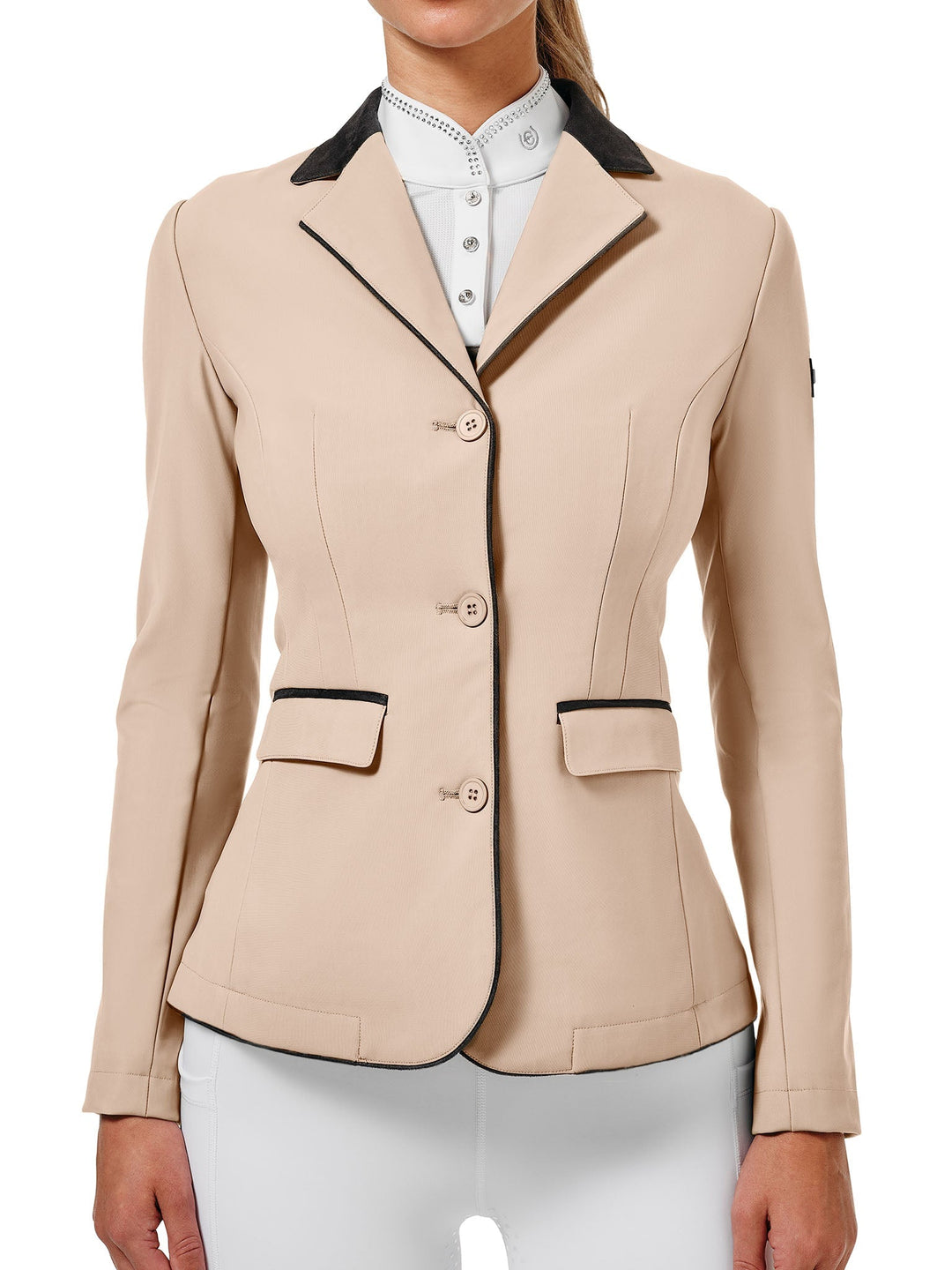 Equestrian Stockholm Classic Show Jacket Sand - Show Jacket - Kingdom Equestrian