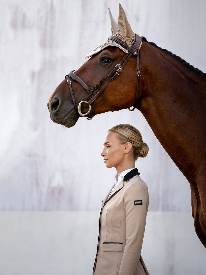 Equestrian Stockholm Classic Show Jacket Sand - Show Jacket - Kingdom Equestrian