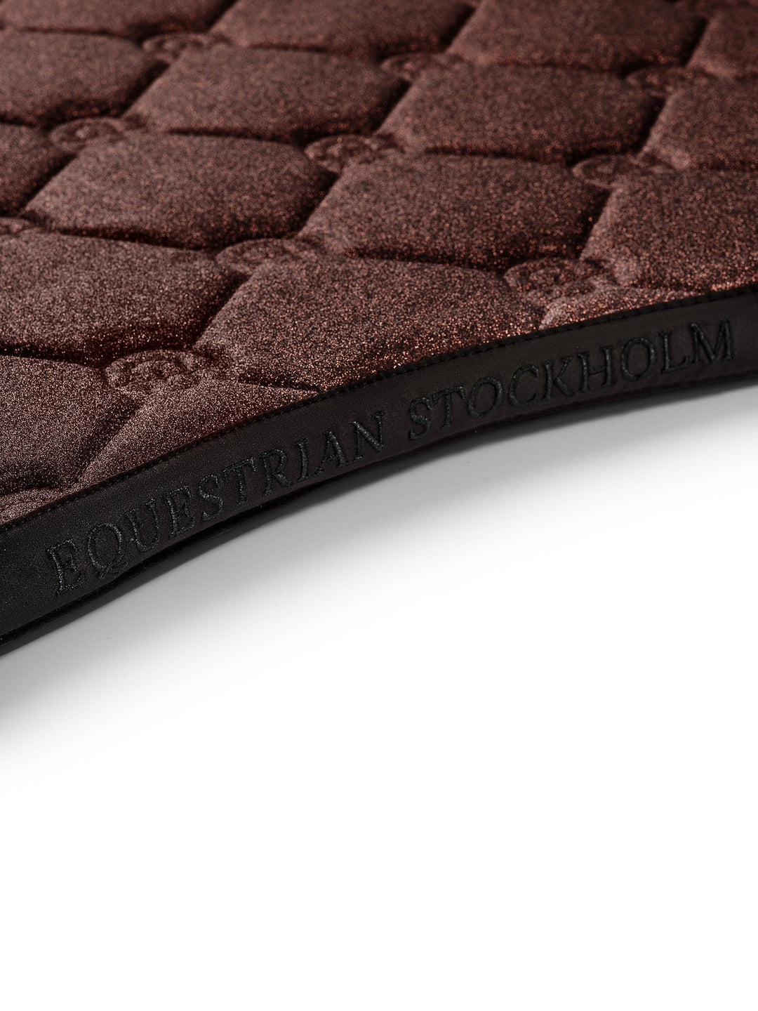 Equestrian Stockholm Dressage Saddle Pad Mahogany Glimmer - Dressage Saddle Pad - Kingdom Equestrian