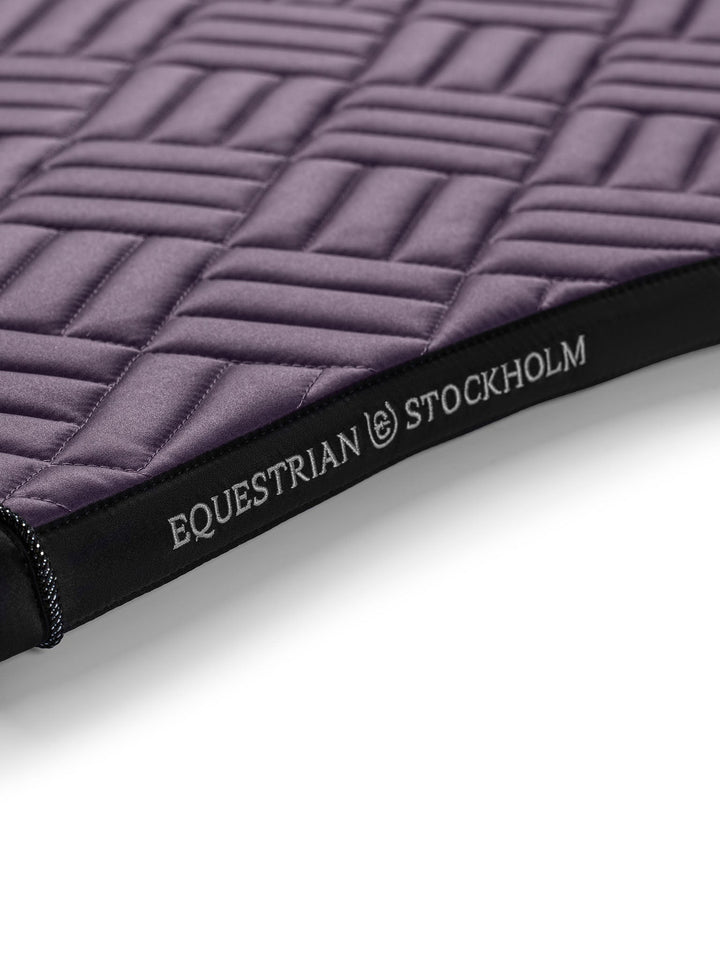 Equestrian Stockholm Dressage Saddle Pad Modern Dark Violet - Dressage Saddle Pad - Kingdom Equestrian