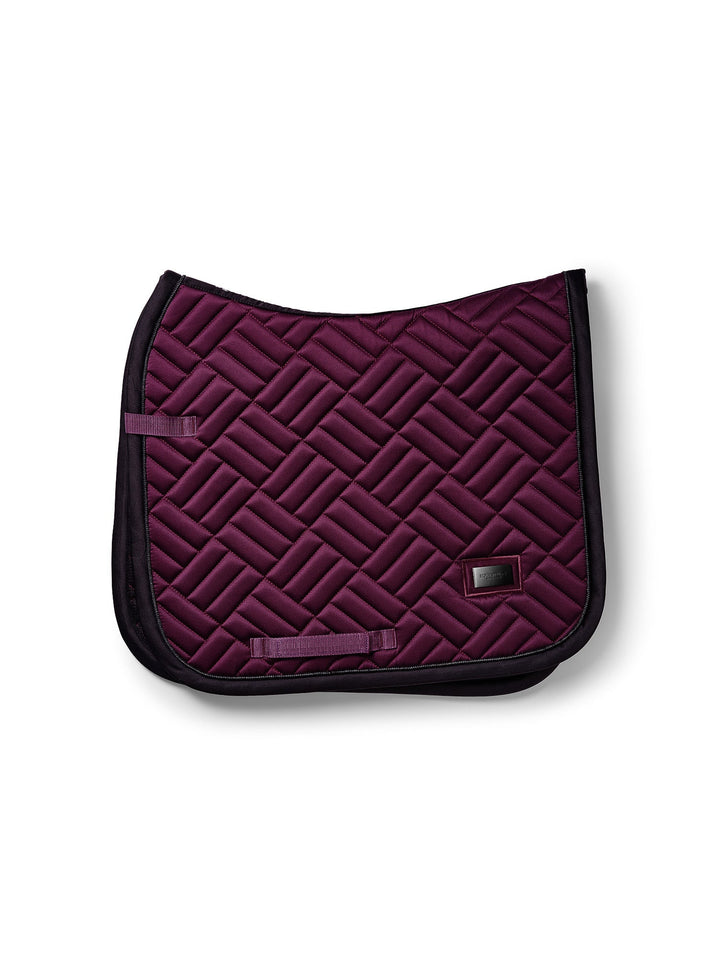 Equestrian Stockholm Dressage Saddle Pad Modern Purple Night - Dressage Saddle Pad - Kingdom Equestrian
