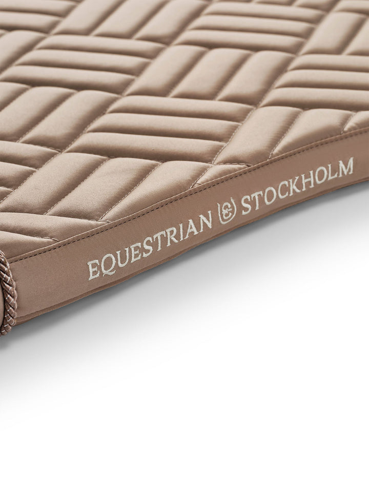 Equestrian Stockholm Dressage Saddle Pad Modern Sand - Dressage Saddle Pad - Kingdom Equestrian