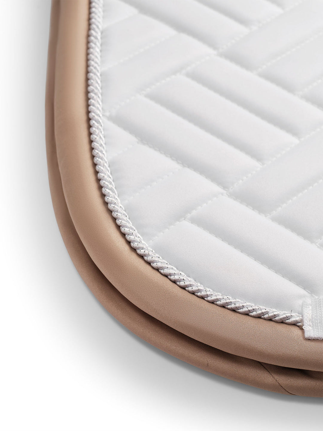 Equestrian Stockholm Dressage Saddle Pad Modern White Sand - Dressage Saddle Pad - Kingdom Equestrian