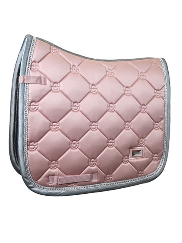 Equestrian Stockholm Dressage Saddle Pad Pink Crystal - Dressage Saddle Pad - Kingdom Equestrian