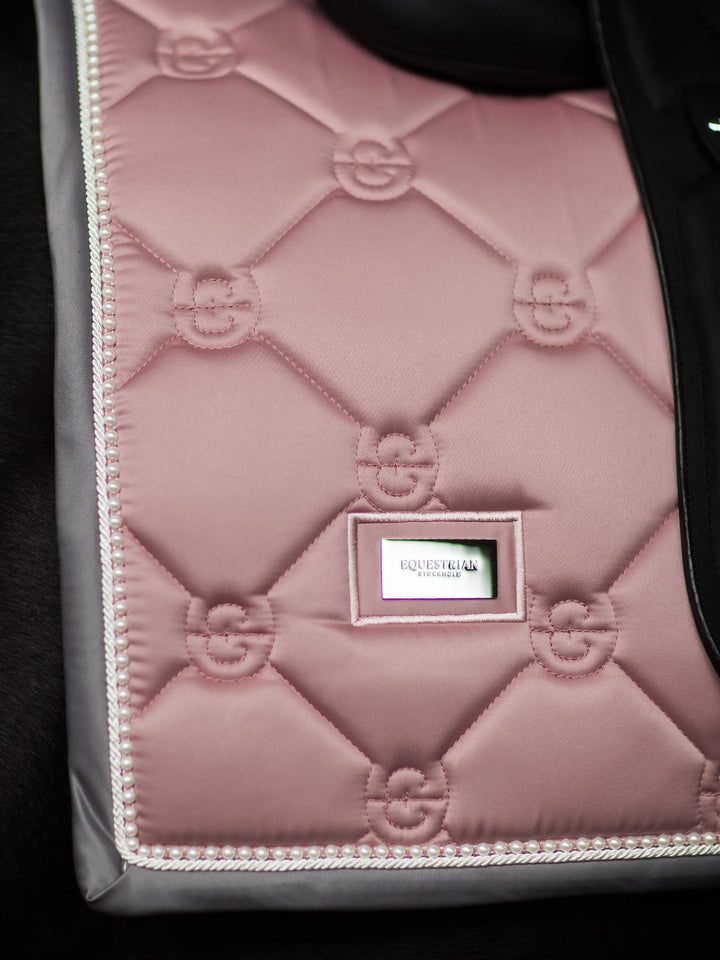 Equestrian Stockholm Dressage Saddle Pad Pink Pearl - Dressage Saddle Pad - Kingdom Equestrian