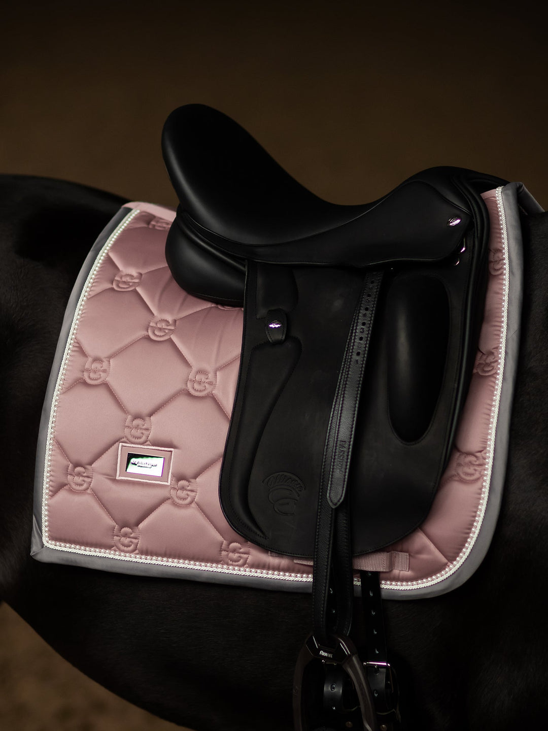 Equestrian Stockholm Dressage Saddle Pad Pink Pearl - Dressage Saddle Pad - Kingdom Equestrian