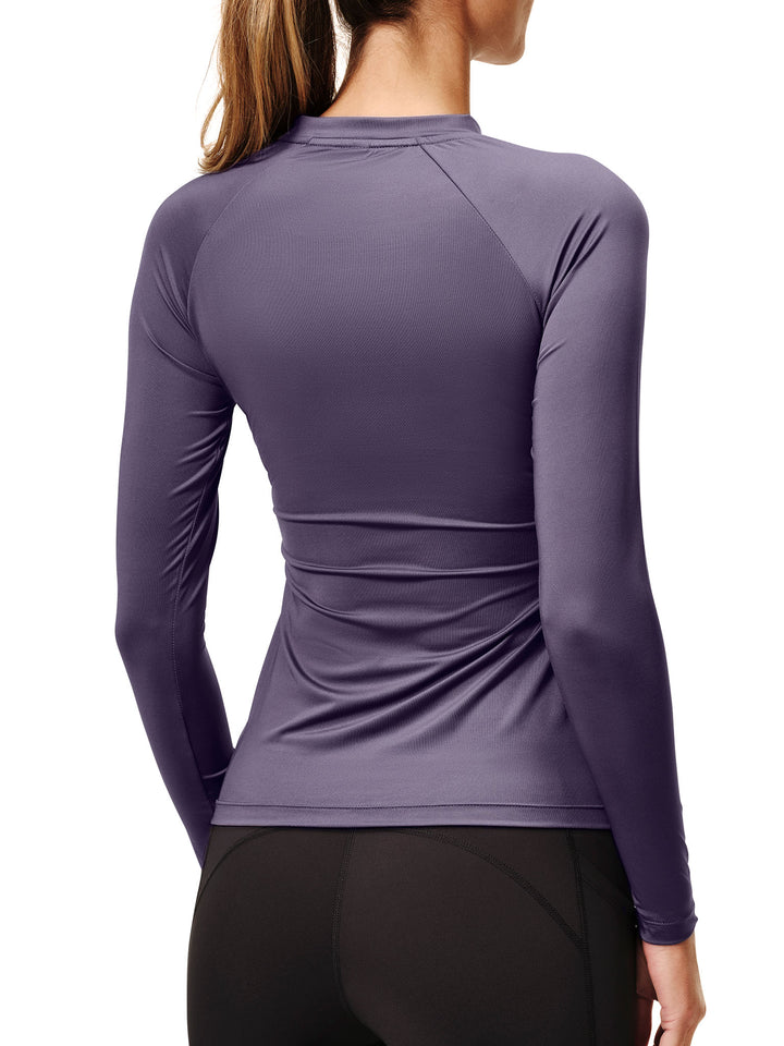 Equestrian Stockholm Dynamic Base Layer Top Dark Violet - Top - Kingdom Equestrian
