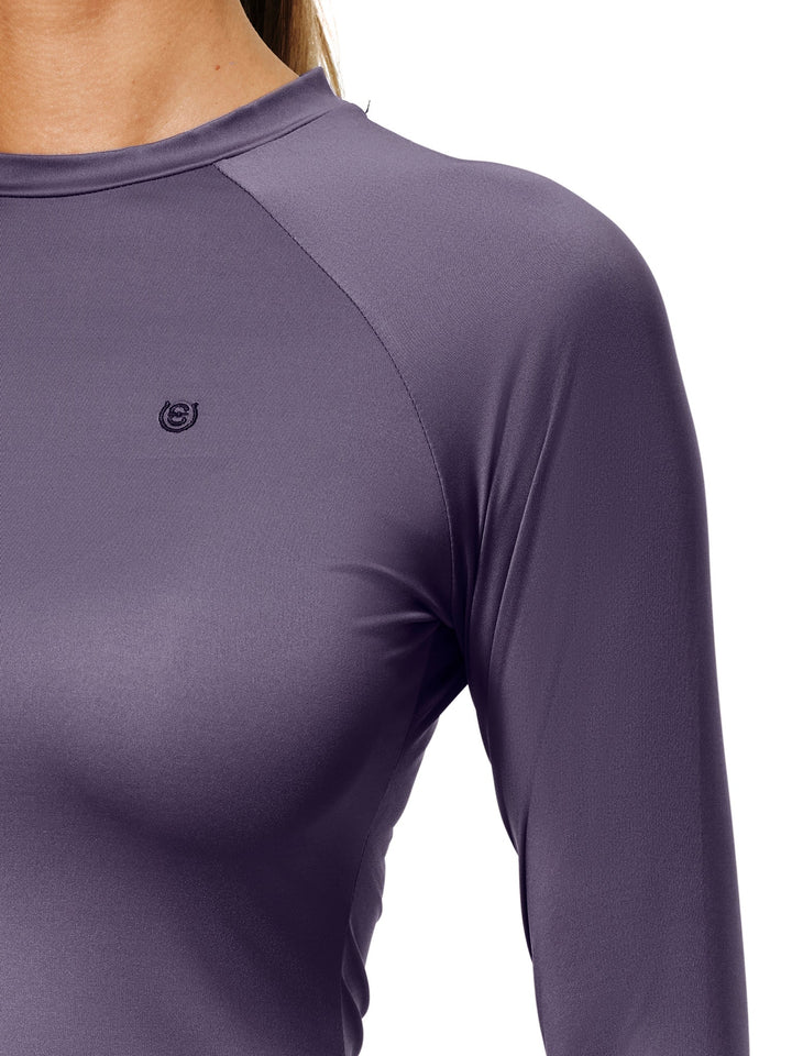 Equestrian Stockholm Dynamic Base Layer Top Dark Violet - Top - Kingdom Equestrian