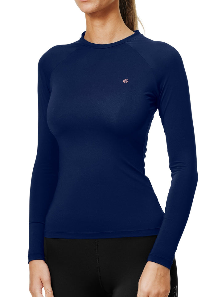 Equestrian Stockholm Dynamic Base Layer Top Lagoon Blush - Top - Kingdom Equestrian