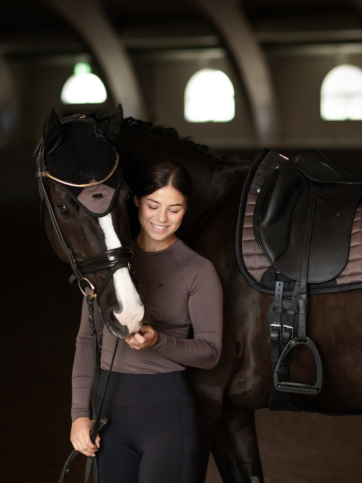 Equestrian Stockholm Dynamic Base Layer Top Mocha - Top - Kingdom Equestrian