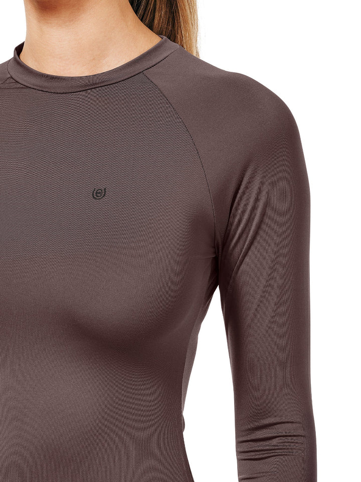 Equestrian Stockholm Dynamic Base Layer Top Mocha - Top - Kingdom Equestrian