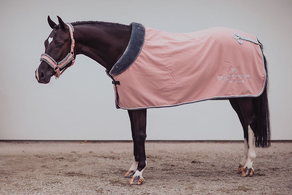 Equestrian Stockholm Fleece Blanket Fur Pink - Horse Blanket - Kingdom Equestrian
