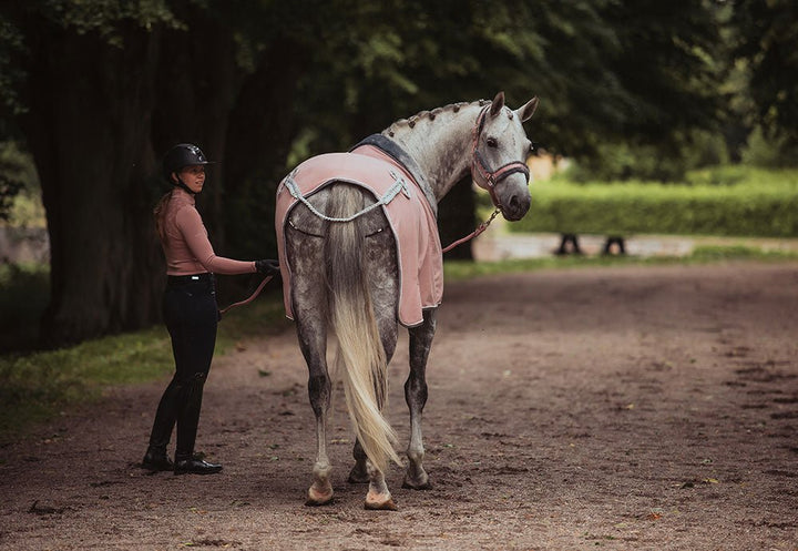 Equestrian Stockholm Fleece Blanket Fur Pink - Horse Blanket - Kingdom Equestrian